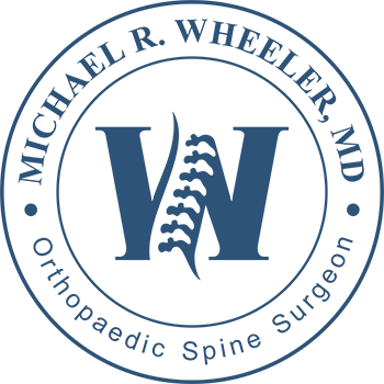 michael wheeler spine surgeon logo blue
